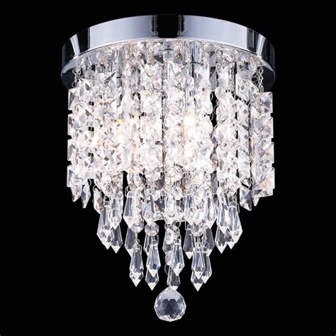 pending crystal chandelier ceiling light